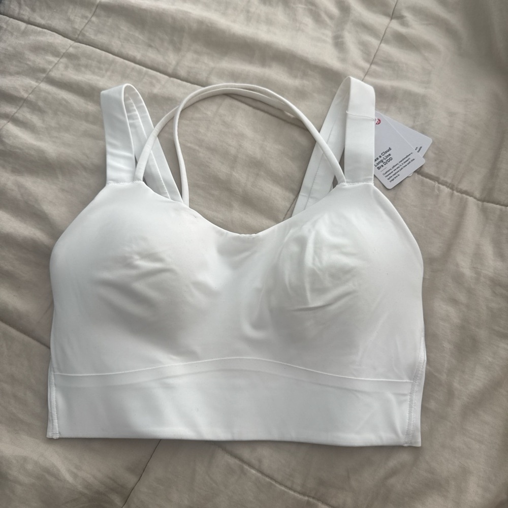 Lululemon Athletica White Sports Bra - Picture 1 of 5